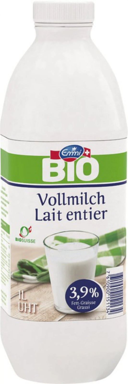 EMMI Bio Vollmilch 3,9%, UHT 1171528 1 l, 6 Stk. Idealshop