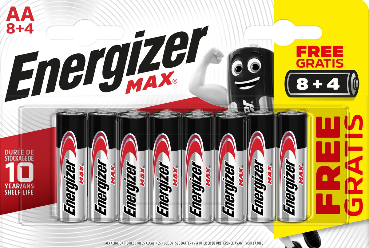 ENERGIZER Batterie E30153160 Max AA/LR06 12 Stück Idealshop