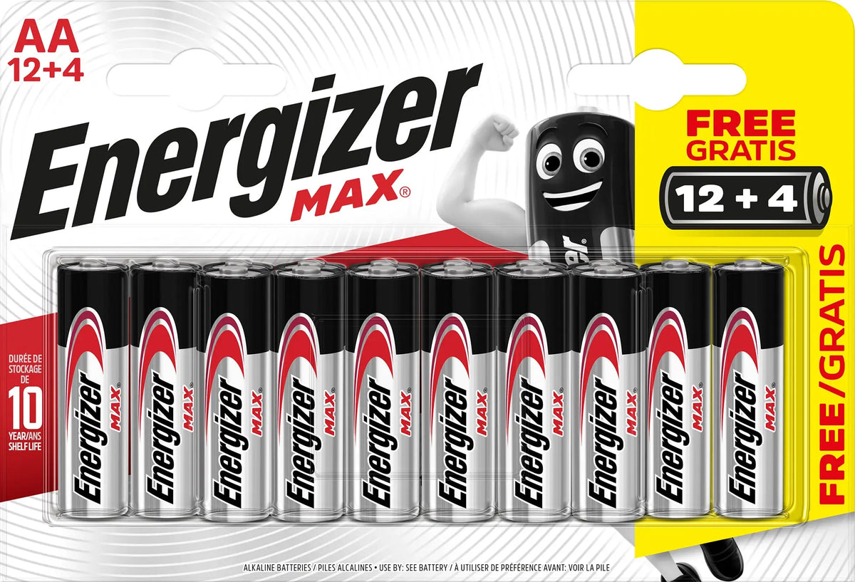 ENERGIZER Batterie E303326701 Max AA/LR06 16 Stück Idealshop