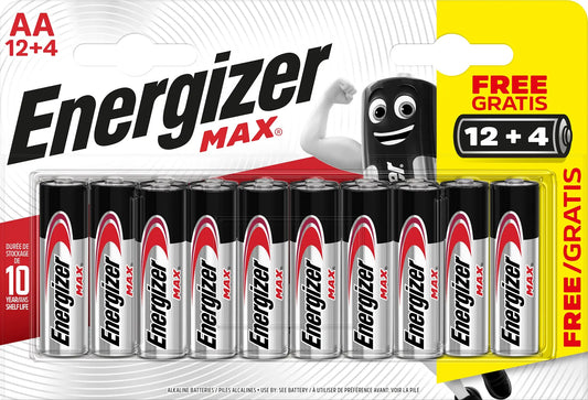 ENERGIZER Batterie E303326701 Max AA/LR06 16 Stück Idealshop