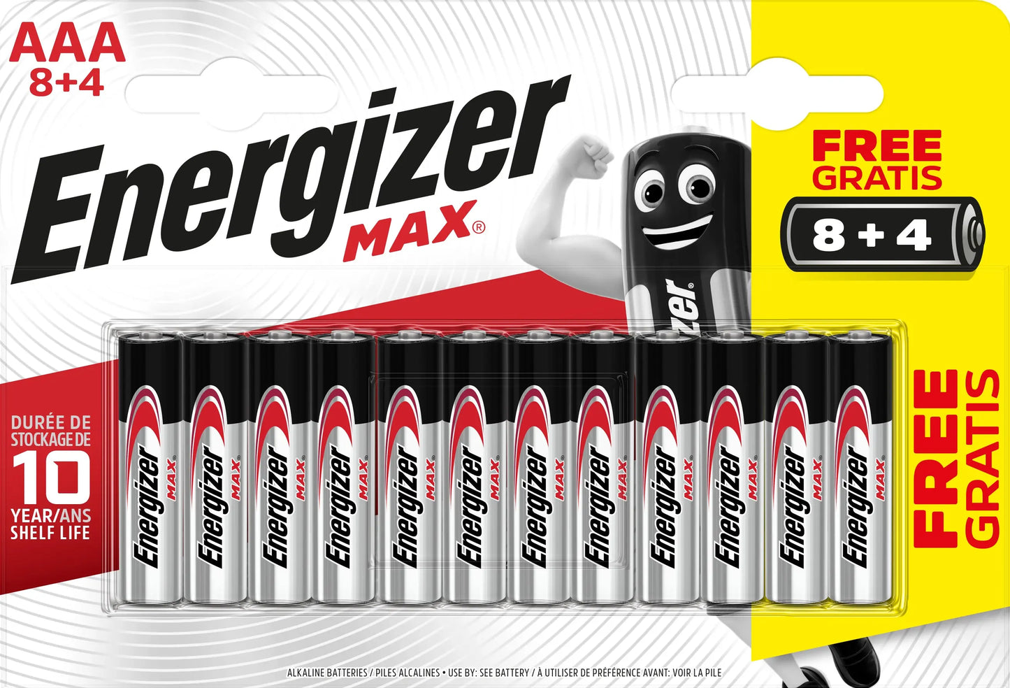ENERGIZER Batterie E303340900 Max, AAA/LR03, 12 Stück Idealshop