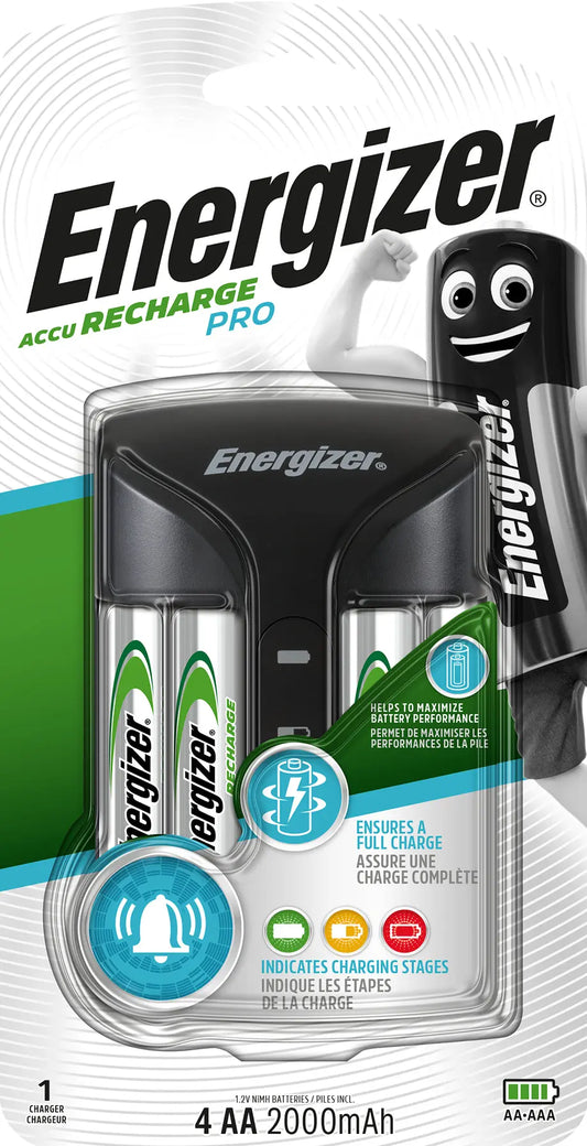 ENERGIZER Batterie-Ladegerät Pro E300696602 inkl. 4x AA 2000mAh Idealshop