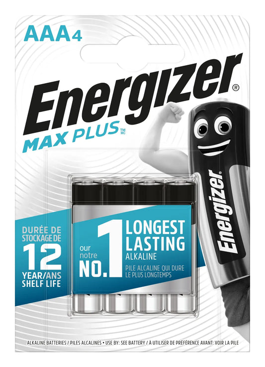 ENERGIZER Batterie Max Plus 1,5V E301321404 Micro 1300 mAh 4 Stück Idealshop