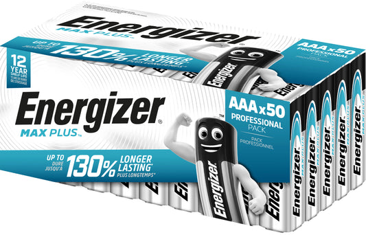 ENERGIZER Batterien Max Plus E303865600 AAA/LR03 50 Stück Idealshop