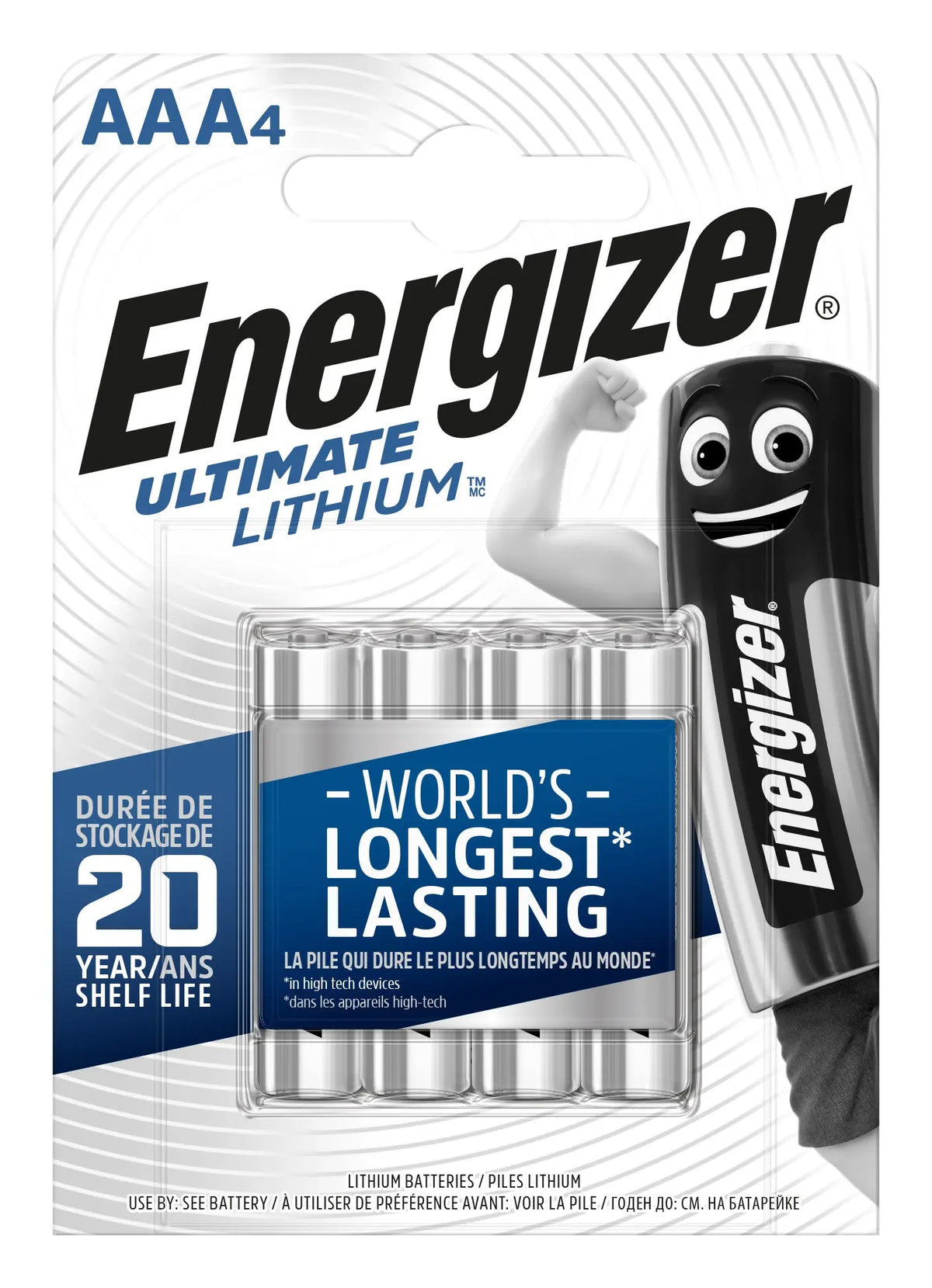 ENERGIZER Batterien Ultimate AAA 1.5V E301535702 Lithium 4 Stück Idealshop