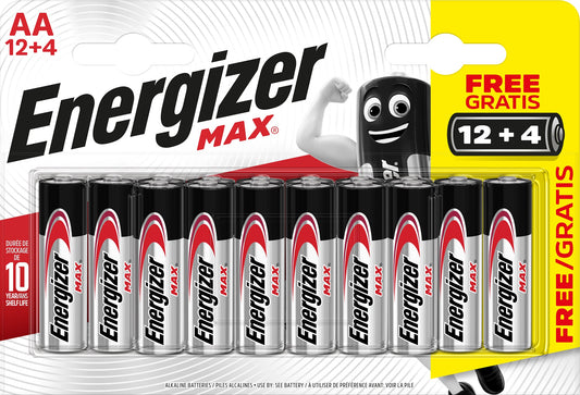 ENERGIZER Batterie E303326701 Max AA/LR06 16 Stück Idealshop