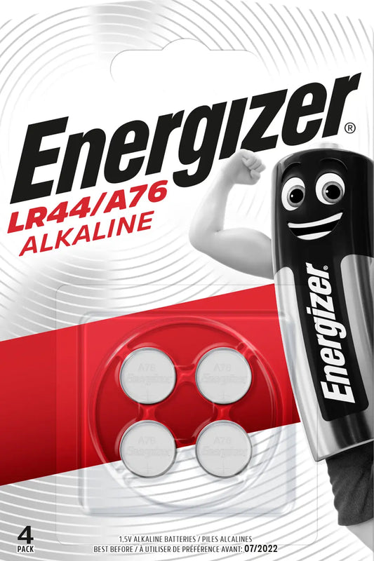 ENERGIZER Knopfzelle E300141401 L44/A76, 4 Stück Idealshop