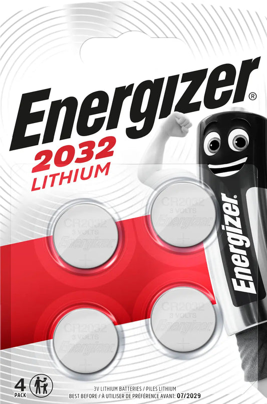 ENERGIZER Knopfzelle E300830104 CR2032, 4 Stück Idealshop