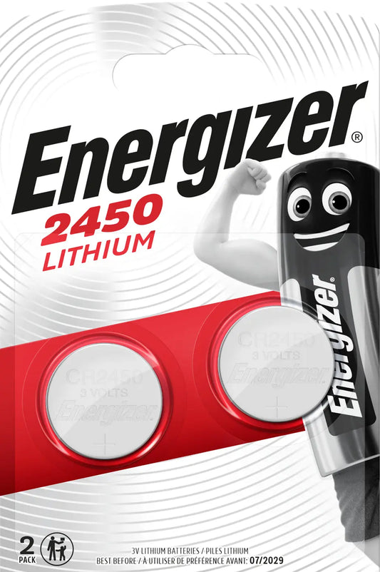ENERGIZER Knopfzelle E300830702 CR2450, 2 Stück Idealshop