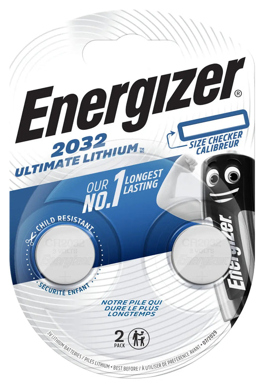 ENERGIZER Knopfzelle Ultimate Lithium 3V E301319301 235 mAh 2 Stück Idealshop