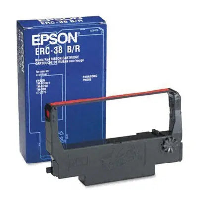 EPSON Farbband Nylon schwarz/rot S015376 Epson ERC 38, 1020169 1,5mio.Z Idealshop