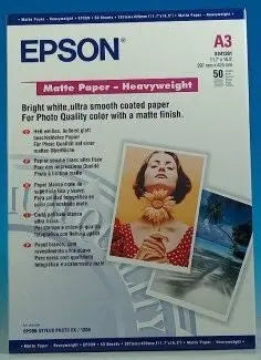 EPSON Matt Paper heavy weight A3 S041261 InkJet 167g 50 Blatt Idealshop