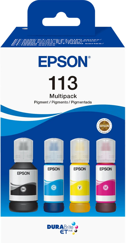 EPSON Multipack Tinte 113 CMYBK T06B640 EcoTank ET-5150/5170 4-color Idealshop
