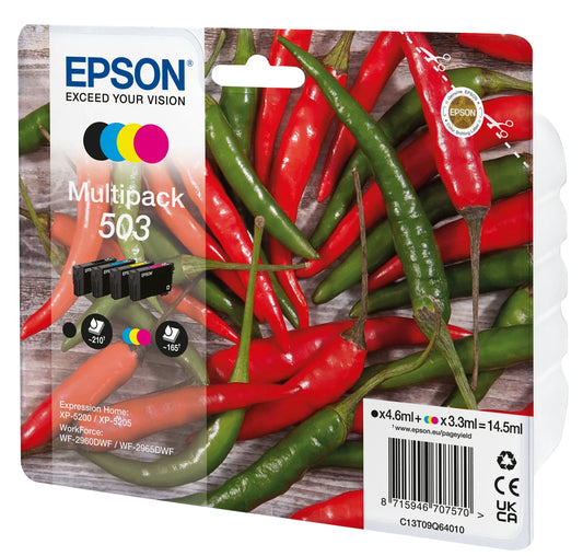 EPSON Multipack Tinte 503 CMYBK T09Q64010 WF-2960/65 4-color Idealshop