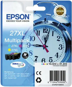 EPSON Multipack Tinte XL CMY T271540 WF 3620/7620 1100 Seiten Idealshop