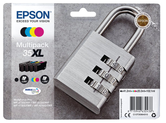 EPSON Multipack Tinte XL CMYBK T359640 WF-4720/4725DWF 4-color Idealshop