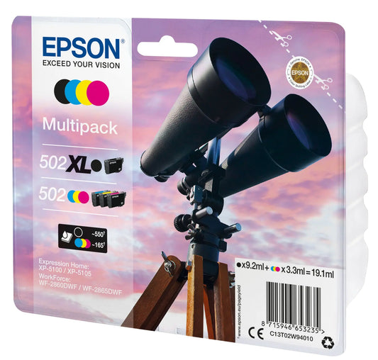 EPSON Multipack Tinte XL/Std. BK/CMY T02W940 WF-2860/XP-5100 4-color Idealshop