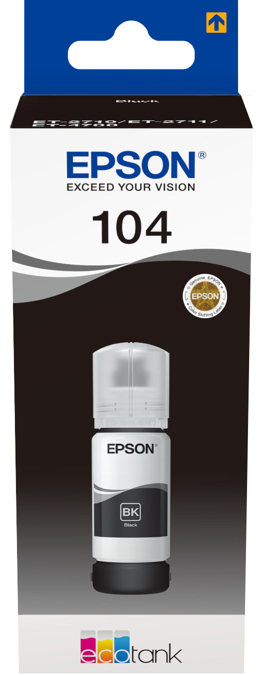 EPSON     Tintenbehälter 104     schwarz