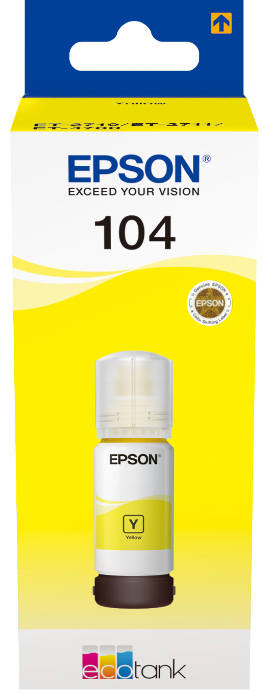 EPSON     Tintenbehälter 104      yellow