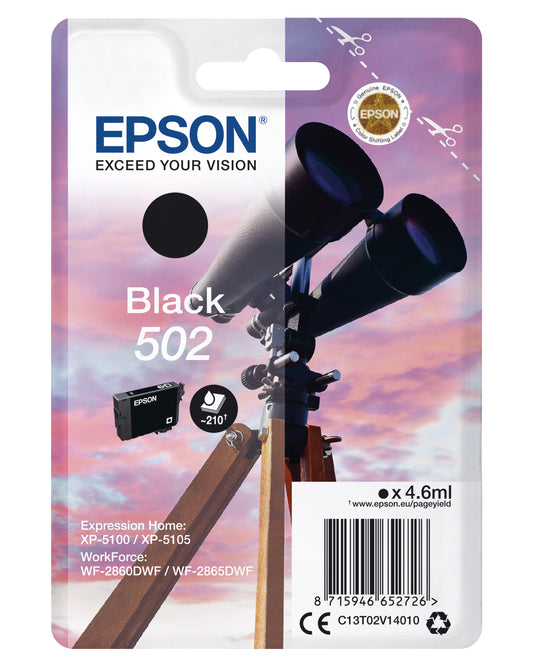 EPSON     Tintenpatrone 502      schwarz