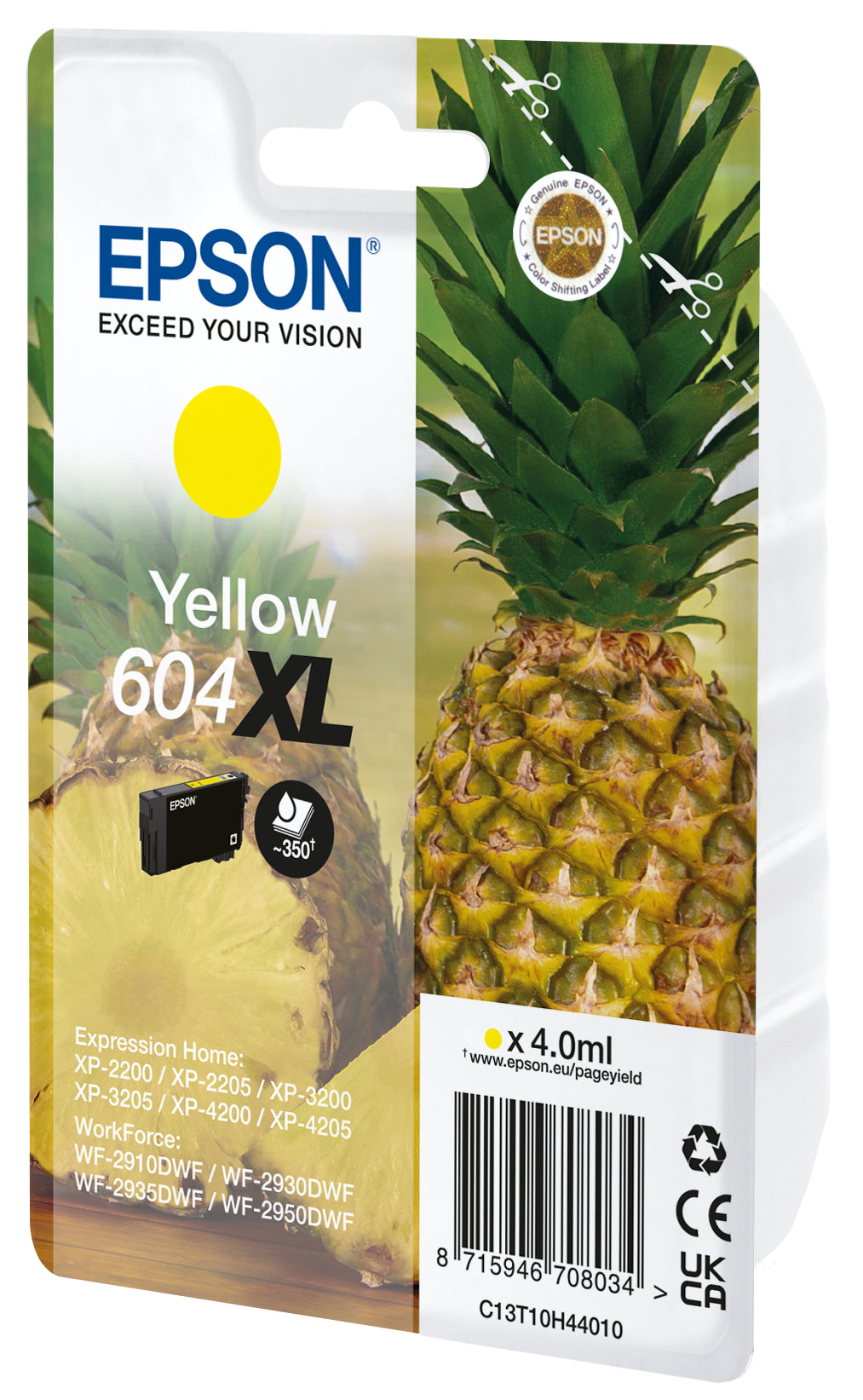 EPSON     Tintenpatrone 604XL     yellow