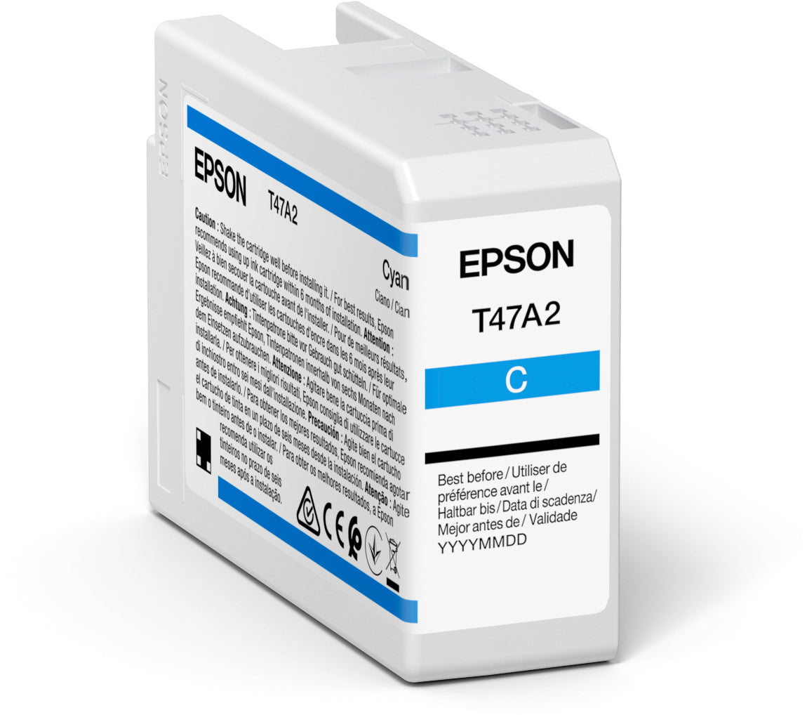 EPSON Tintenpatrone cyan T47A200 SureColor SC-P900 50ml Idealshop