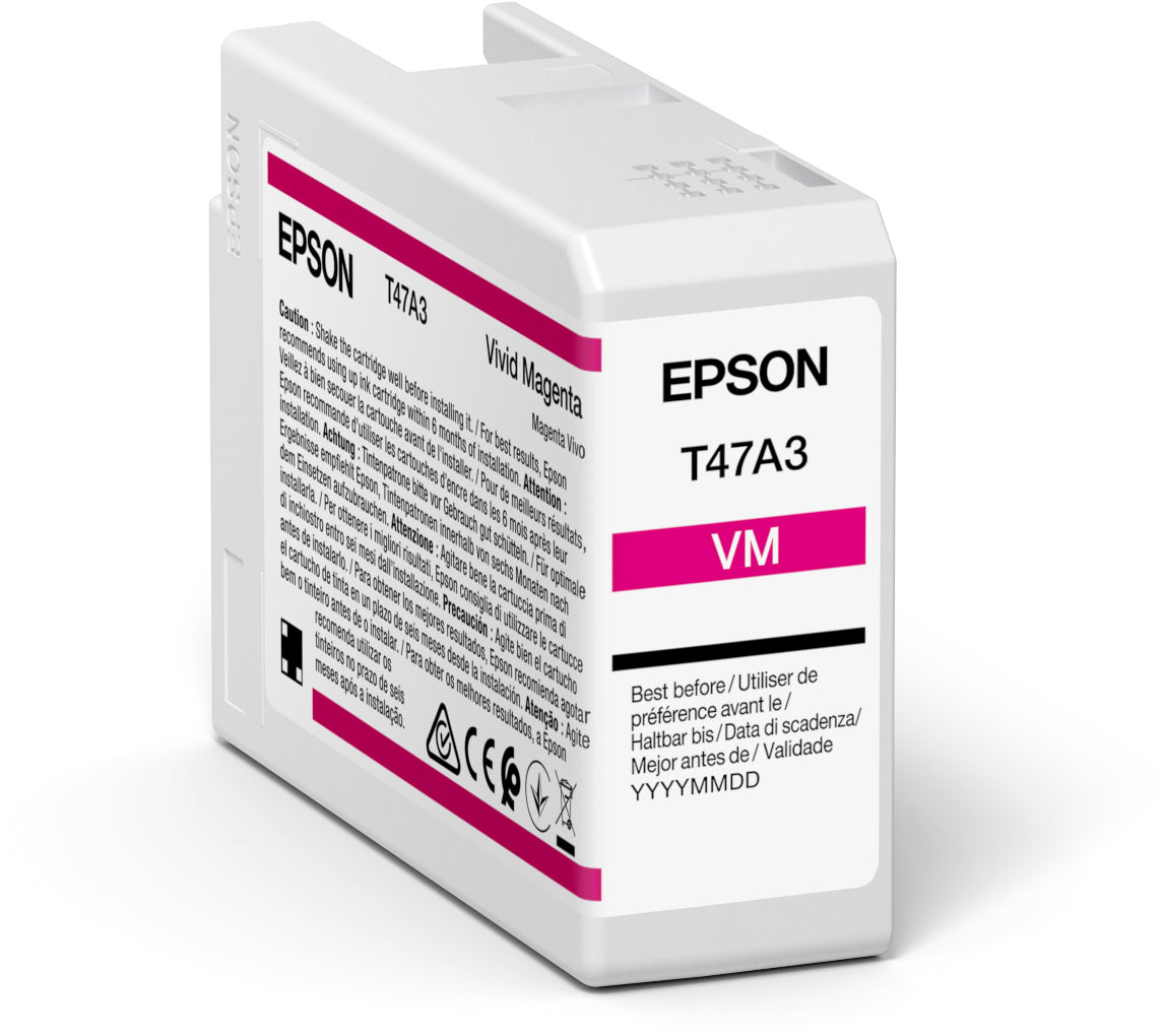 EPSON Tintenpatrone vivid magenta T47A30N SureColor SC-P900 50ml Idealshop