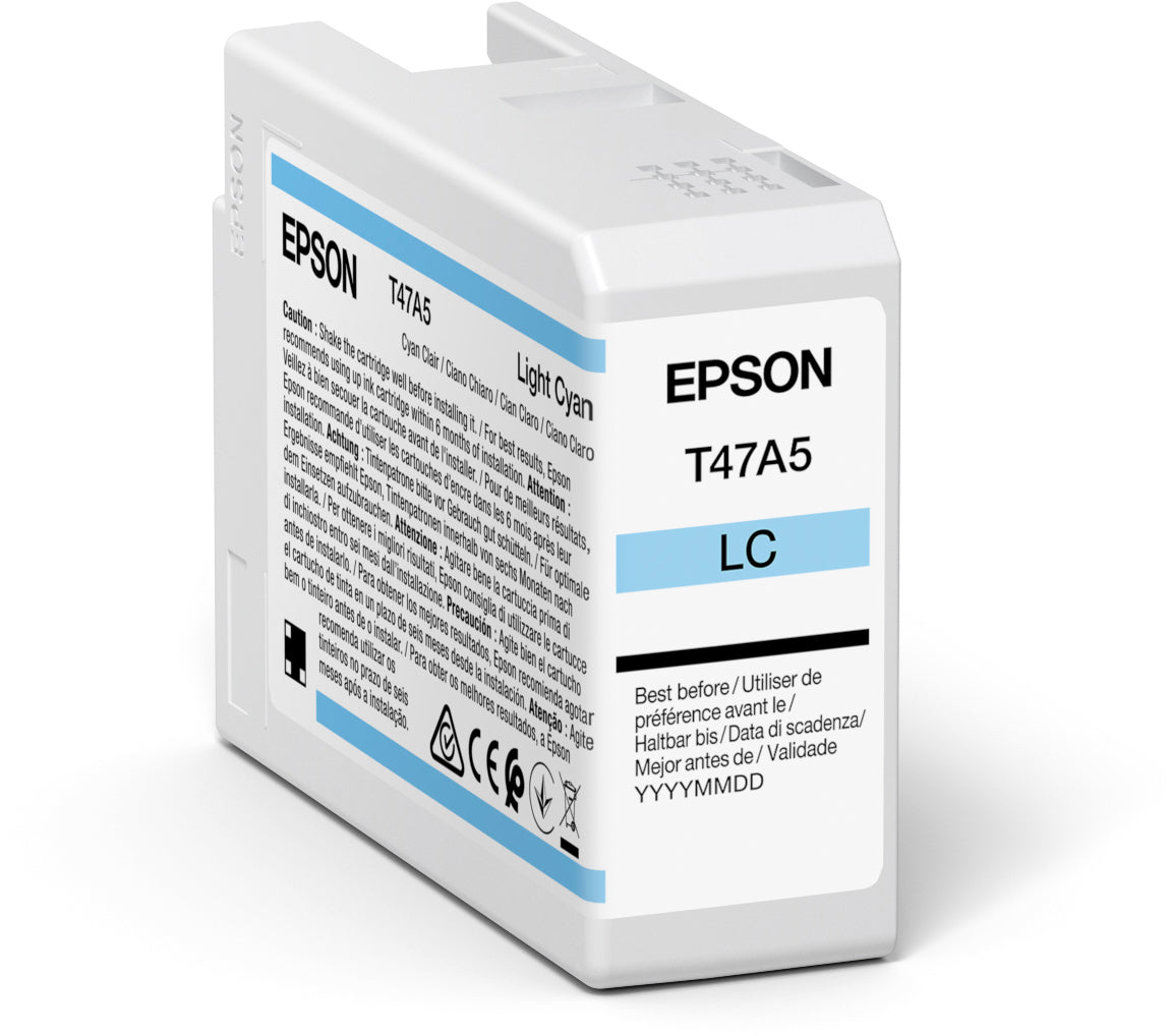 EPSON Tintenpatrone light cyan T47A500 SureColor SC-P900 50ml Idealshop