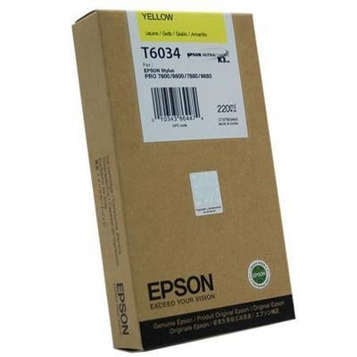 EPSON Tintenpatrone yellow T612400 Stylus Pro 7450/9450 220ml Idealshop