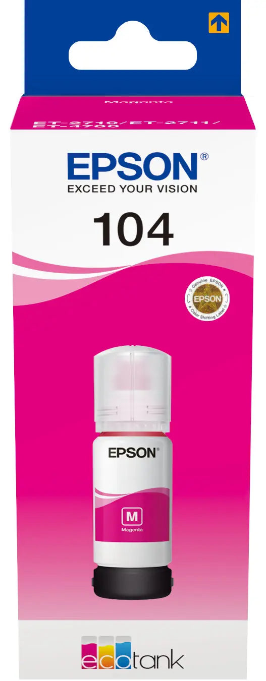 EPSON Tintenbehälter 104 magenta T00P340 EcoTank ET-2710 7500 Seiten Idealshop