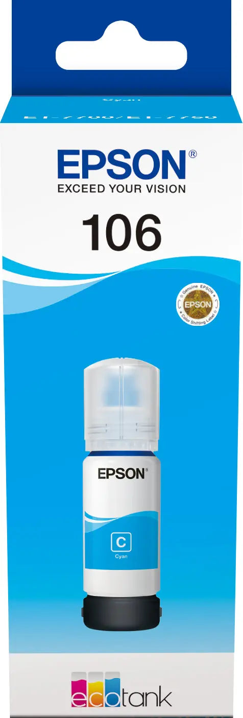 EPSON Tintenbehälter 106 cyan T00R240 EcoTank ET-7700 5000 Seiten Idealshop