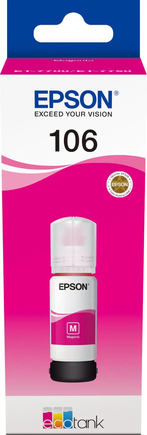 EPSON Tintenbehälter 106 magenta T00R340 EcoTank ET-7700 5000 Seiten Idealshop