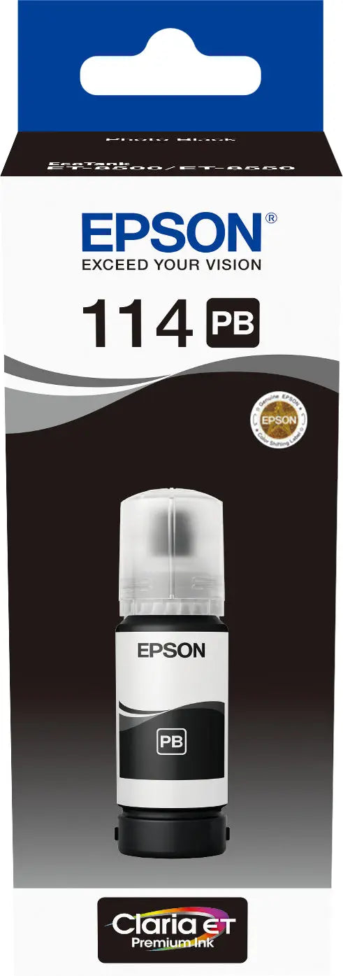 EPSON Tintenbehälter 114 ph. schwarz T07B140 EcoTank ET-8500 6700 Seiten Idealshop