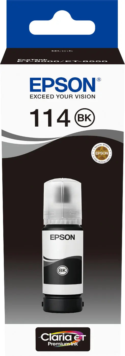 EPSON Tintenbehälter 114 schwarz T07A140 EcoTank ET-8500 6700 Seiten Idealshop