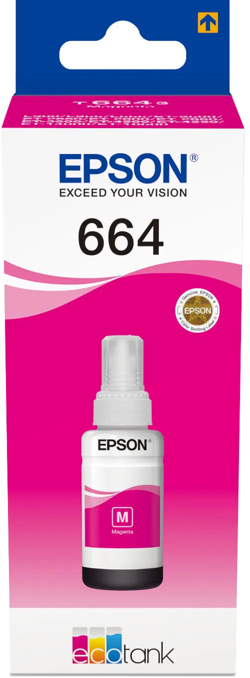EPSON Tintenbehälter 664 magenta T664340 EcoTank L355/L555 6500 Seiten Idealshop