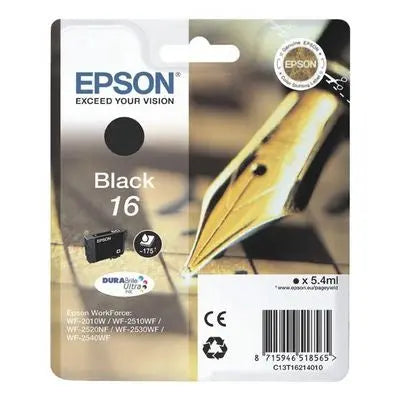 EPSON Tintenpatrone 16 schwarz T162140 WF 2010/2540 175 Seiten Idealshop