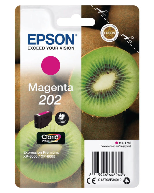 EPSON Tintenpatrone 202 magenta T02F340 XP-6000/6005 300 Seiten Idealshop