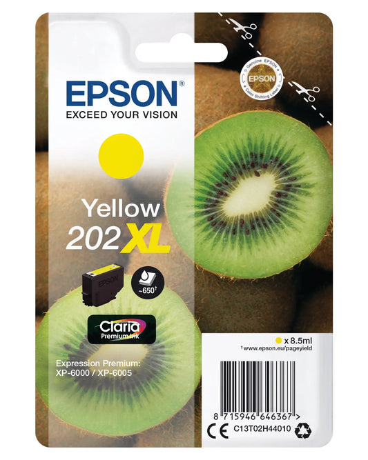 EPSON Tintenpatrone 202XL yellow T02H440 XP-6000/6005 650 Seiten Idealshop