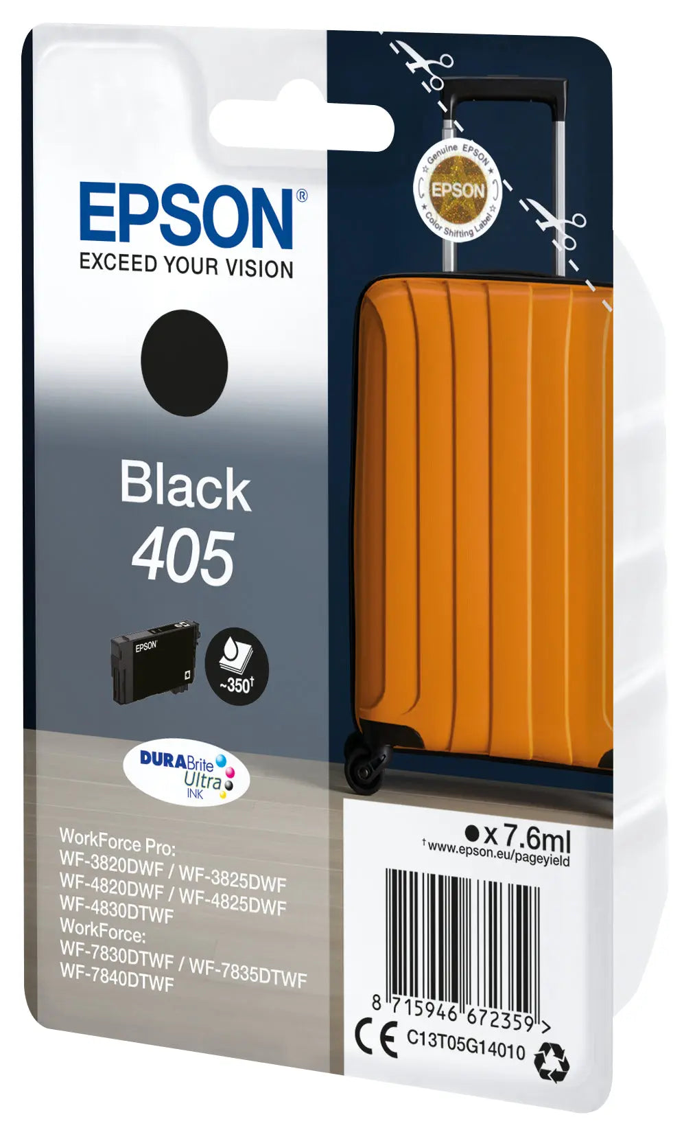 EPSON     Tintenpatrone 405      schwarz Idealshop
