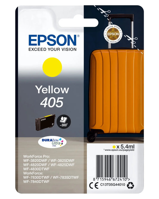 EPSON Tintenpatrone 405 yellow T05G44010 WF-7830DTWF 300 Seiten Idealshop
