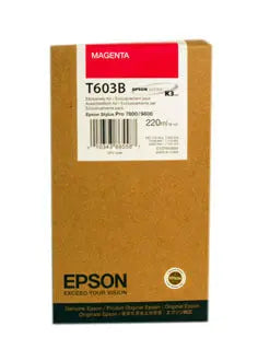 EPSON Tintenpatrone HY magenta T603B00 Stylus Pro 7800/9800 220ml Idealshop