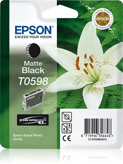 EPSON Tintenpatrone K3 matt-black T05984N10 Stylus Photo R2400 13 ml Idealshop