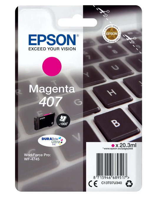 EPSON Tintenpatrone L magenta T07U340 WF-4745 1900 Seiten Idealshop