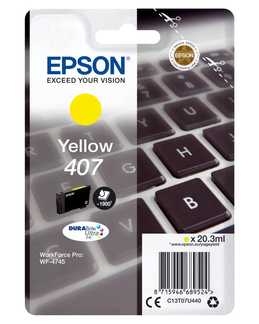 EPSON Tintenpatrone L yellow T07U440 WF-4745 1900 Seiten Idealshop