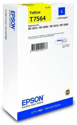 EPSON Tintenpatrone L yellow T75644N WF 8010/8090 1500 Seiten Idealshop