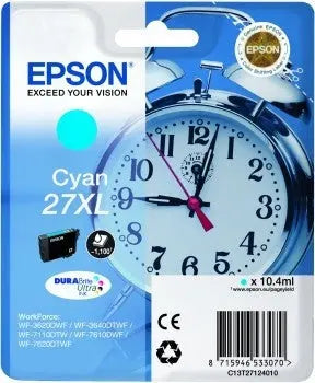 EPSON Tintenpatrone XL cyan T271240 WF 3620/7620 1100 Seiten Idealshop