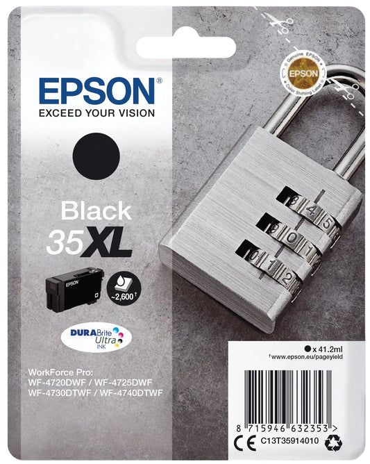 EPSON Tintenpatrone XL schwarz T359140 WF-4720/4725DWF 2600 Seiten Idealshop