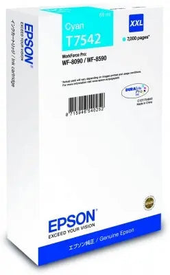 EPSON Tintenpatrone XXL cyan T75424N WF 8090/8590 7000 Seiten Idealshop