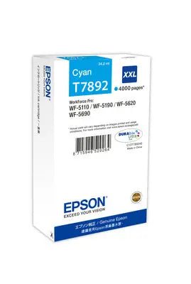 EPSON Tintenpatrone XXL cyan T789240 WF 5110/5620 4000 Seiten Idealshop