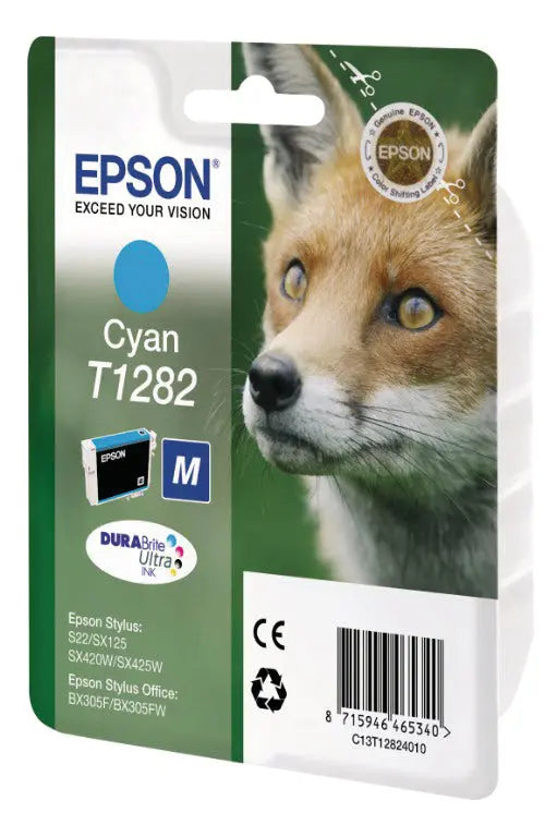 EPSON Tintenpatrone cyan T128240 Stylus S22 3.5ml Idealshop
